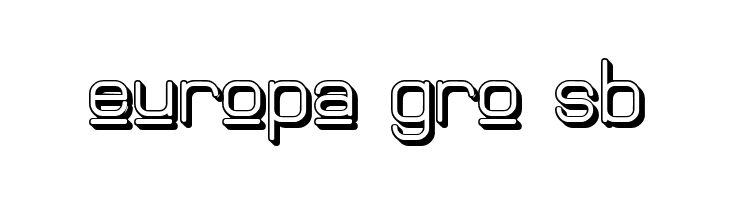 Elgethy Upper Bold Offset  Free Fonts Download