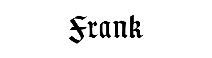 Frank TypographerGotischA Font
