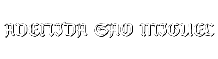 TypographerGotischSchatten  Free Fonts Download