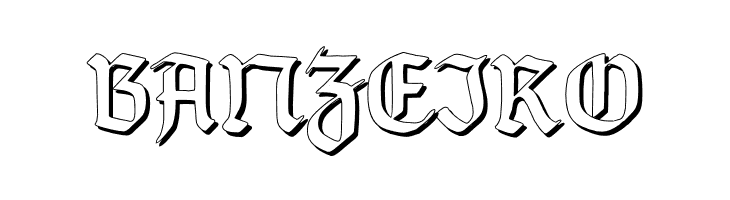 TypographerGotischSchatten  Free Fonts Download