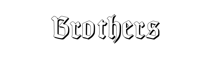 TypographerGotischSchatten  Free Fonts Download