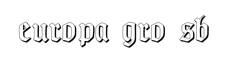 TypographerGotischSchatten  Free Fonts Download