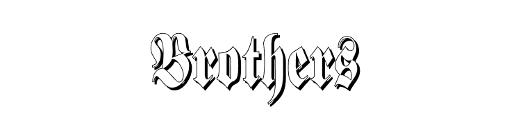 SchmalfetteFrakturSchattiert  Free Fonts Download