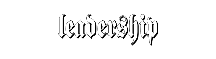 SchmalfetteFrakturSchattiert  Free Fonts Download