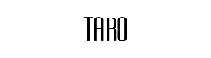 TARO Pecot Condensed Font