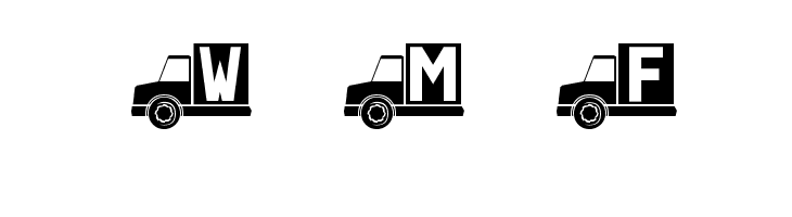 Truck  Free Fonts Download