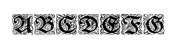 RedivivaZierbuchstaben  Free Fonts Download