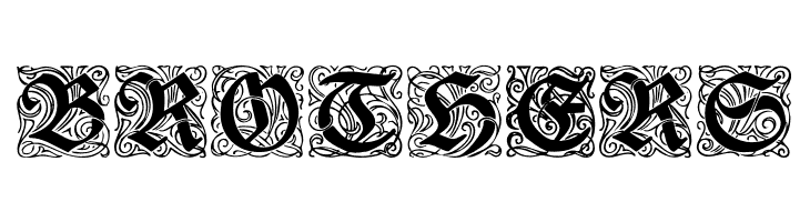 RedivivaZierbuchstaben  Free Fonts Download