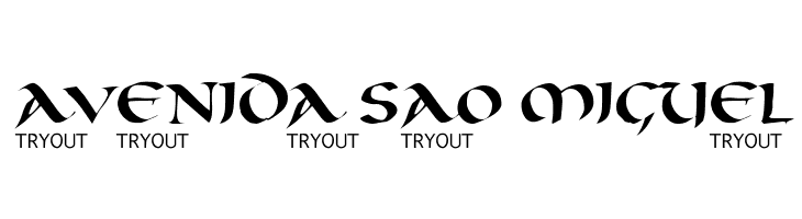 Oncial Tryout  Free Fonts Download