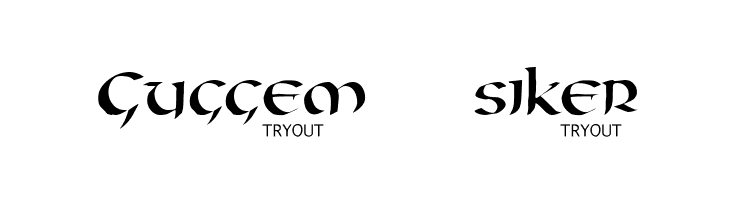 Oncial Tryout  Free Fonts Download