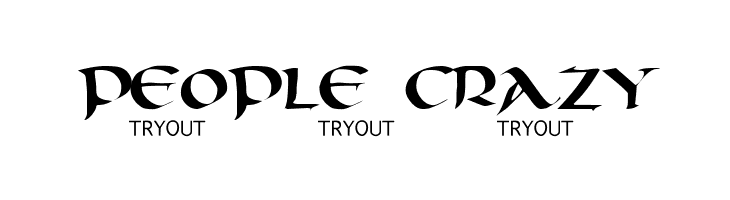 Oncial Tryout  Free Fonts Download