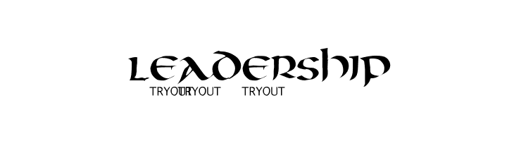 Oncial Tryout  Free Fonts Download