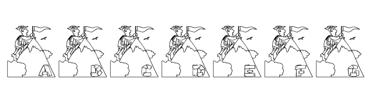 LCR Mountain Climber  Free Fonts Download