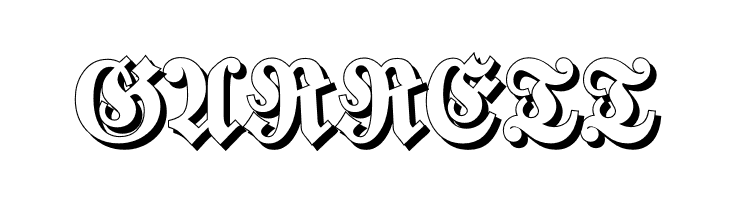 Walbaum-Fraktur-ShadowBold  Free Fonts Download