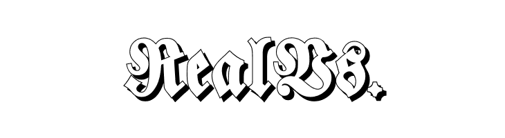 Walbaum-Fraktur-ShadowBold  Free Fonts Download