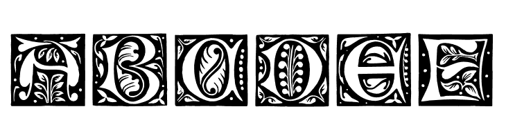 GotischeInitialen  Free Fonts Download