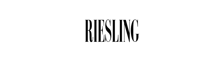 RIESLING CampanileFLF Font