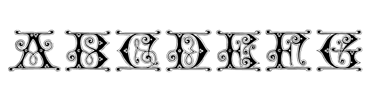 GingerbreadInitials  Free Fonts Download