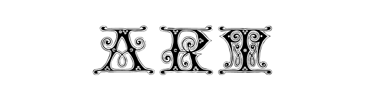 GingerbreadInitials  Free Fonts Download