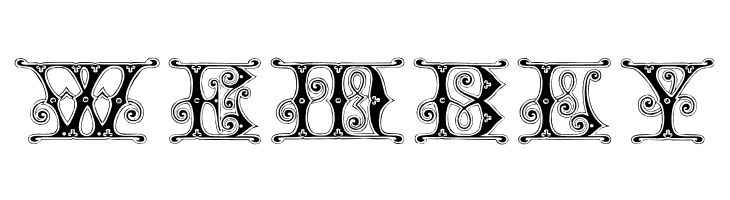 GingerbreadInitials  Free Fonts Download