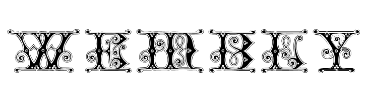 Gingerbread Initials  Free Fonts Download