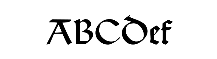 TypographerUncialgotisch  Free Fonts Download