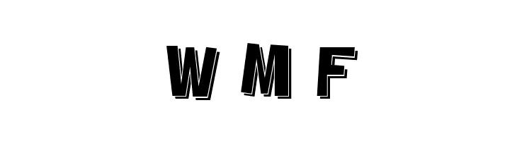 SF Slapstick Comic SC Shaded  Free Fonts Download
