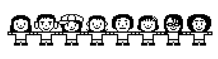 Folk   white  Free Fonts Download