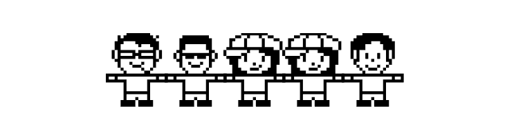 Folk   white  Free Fonts Download