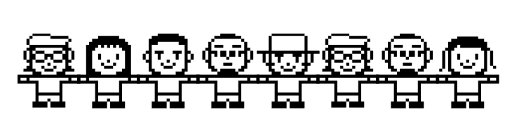 Folk   white  Free Fonts Download