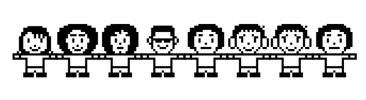 FolkDance   white  Free Fonts Download