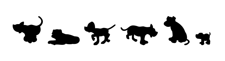 Dog30Silhouette  Free Fonts Download
