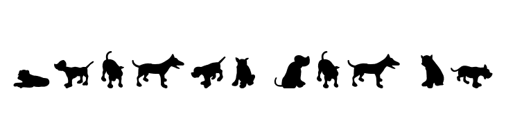 Dog30Silhouette  Free Fonts Download