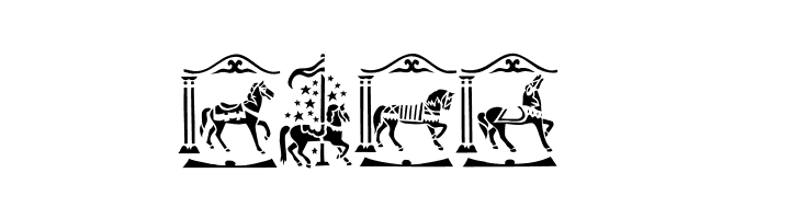 Carousel Horses  Free Fonts Download