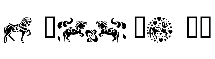 Carousel Horses  Free Fonts Download
