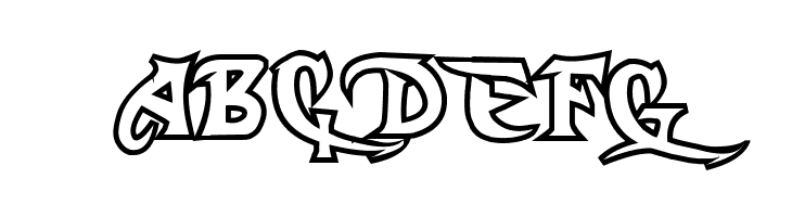 Dark Crystal Outline  Free Fonts Download