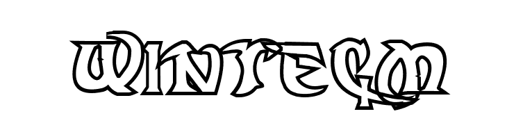 Dark Crystal Outline  Free Fonts Download