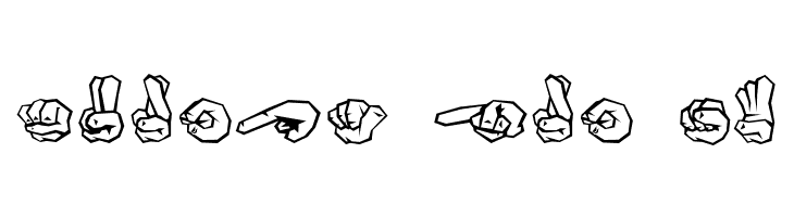 ZOE GERMANY Fingeralphabet Graffiti  Free Fonts Download