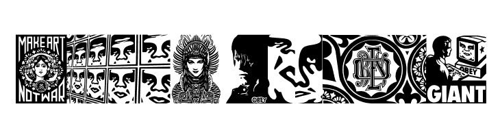 ObeyFavesCaps  Free Fonts Download