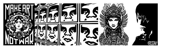 ObeyFavesCaps  Free Fonts Download