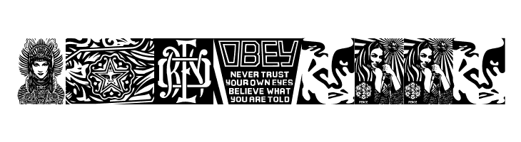 ObeyFavesCaps  Free Fonts Download