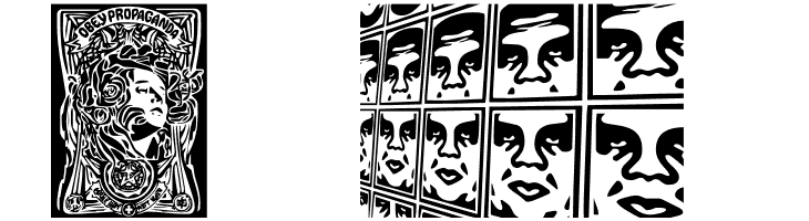 ObeyFavesCaps  Free Fonts Download