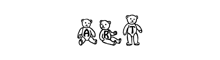 Sassys Teddys 1  Free Fonts Download