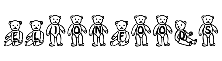 Sassys Teddys 1  Free Fonts Download