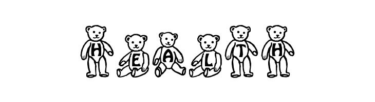 Sassys Teddys 1  Free Fonts Download