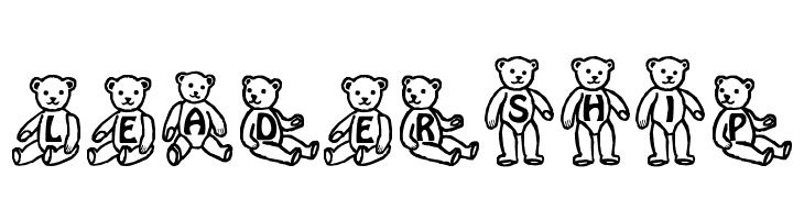 Sassys Teddys 1  Free Fonts Download