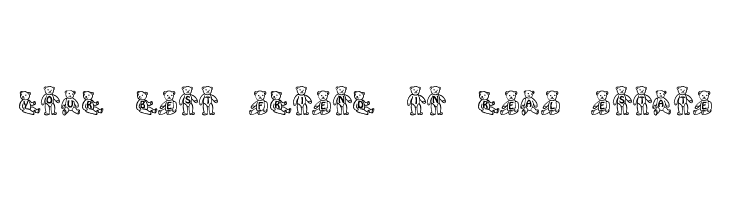 Sassys Teddys 1  Free Fonts Download