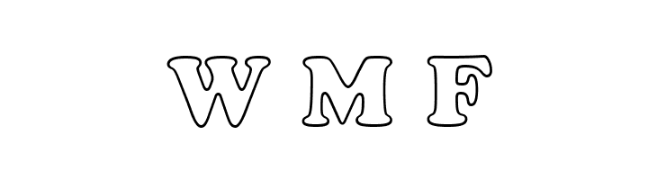 Cooper Black Outline BT  Free Fonts Download