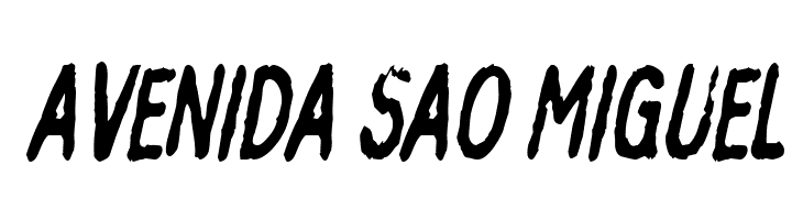 InkbleedCondensed Oblique  Free Fonts Download