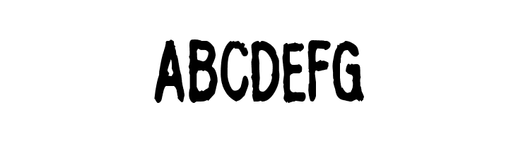 InkbleedCondensed  Free Fonts Download